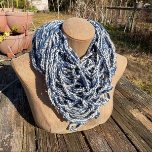 Handmade Nesting Cowl Scarf Wool Blend